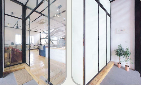 調(diào)光玻璃隔斷 調(diào)光玻璃隔斷